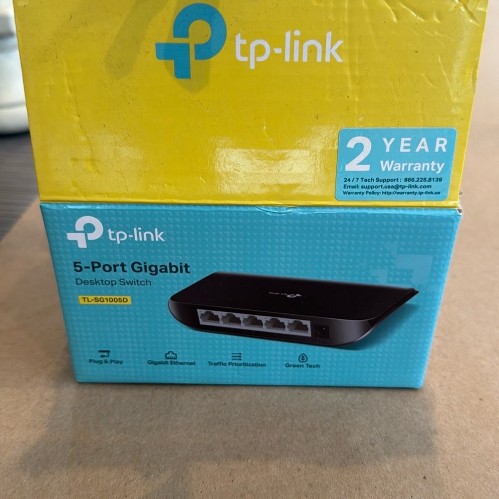 TP-Link Black 5-Port Gigabit Desktop Switch